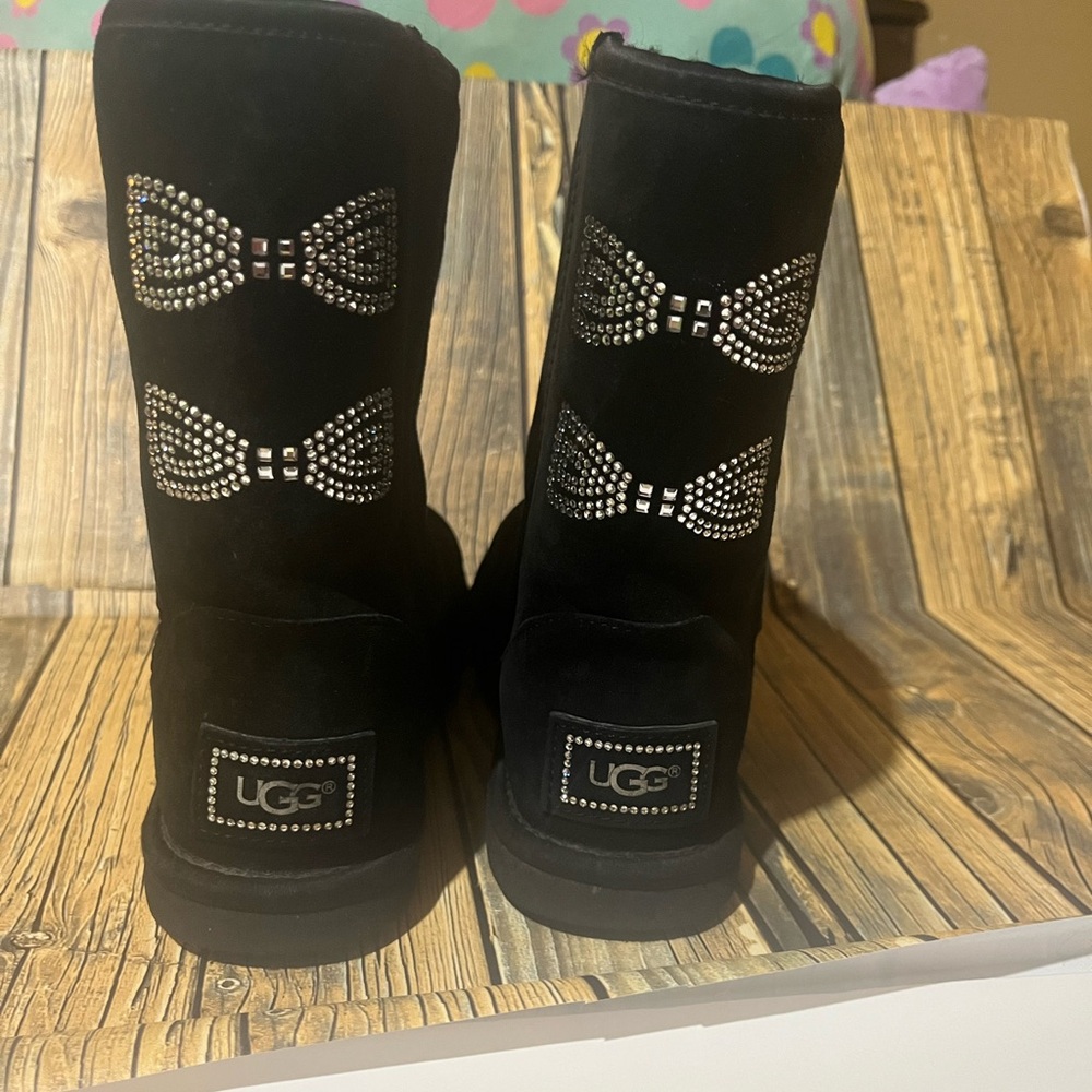 UGG Black Suede‎ Boots